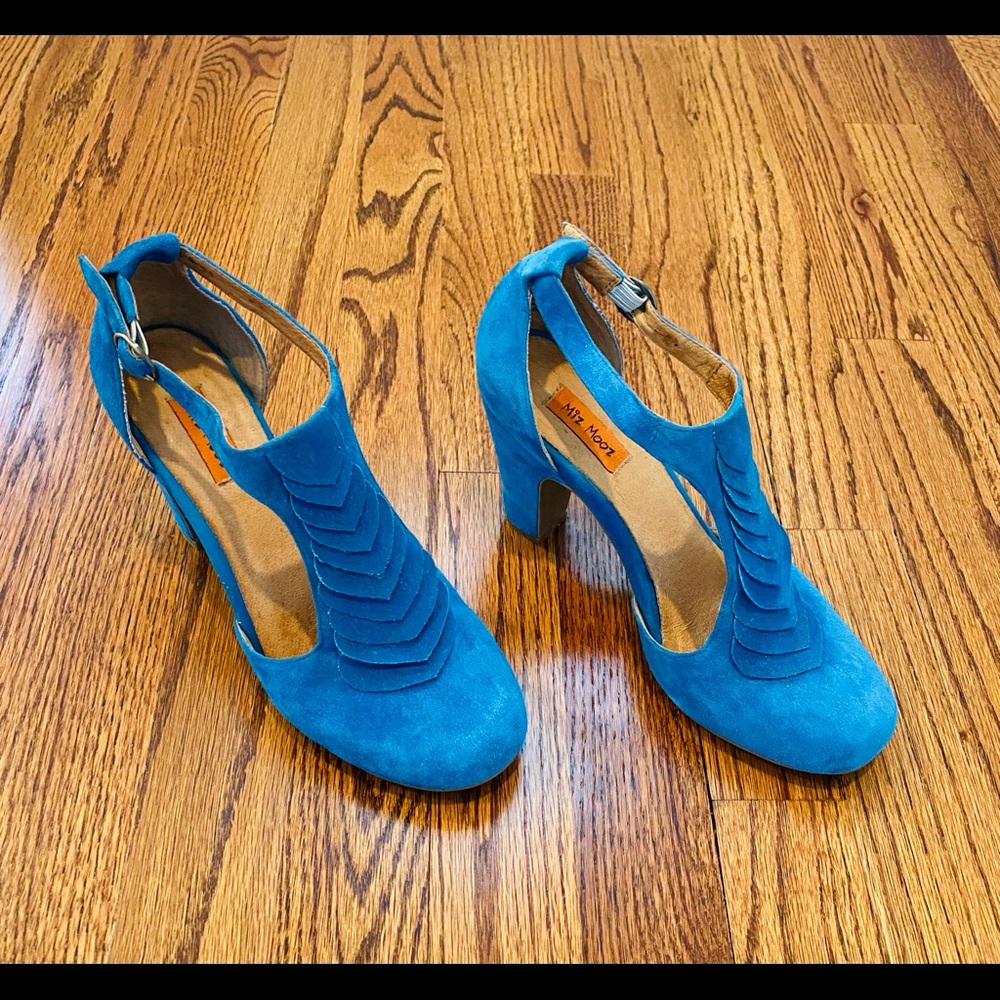 Miz Mooz Ankle Strap High Heels